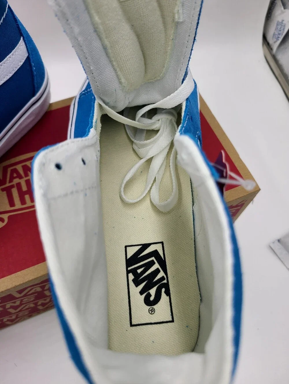 Vans Sk8 Hi Tapered Women Size 7 Color Theory Mediterranean New Mens 7.5
